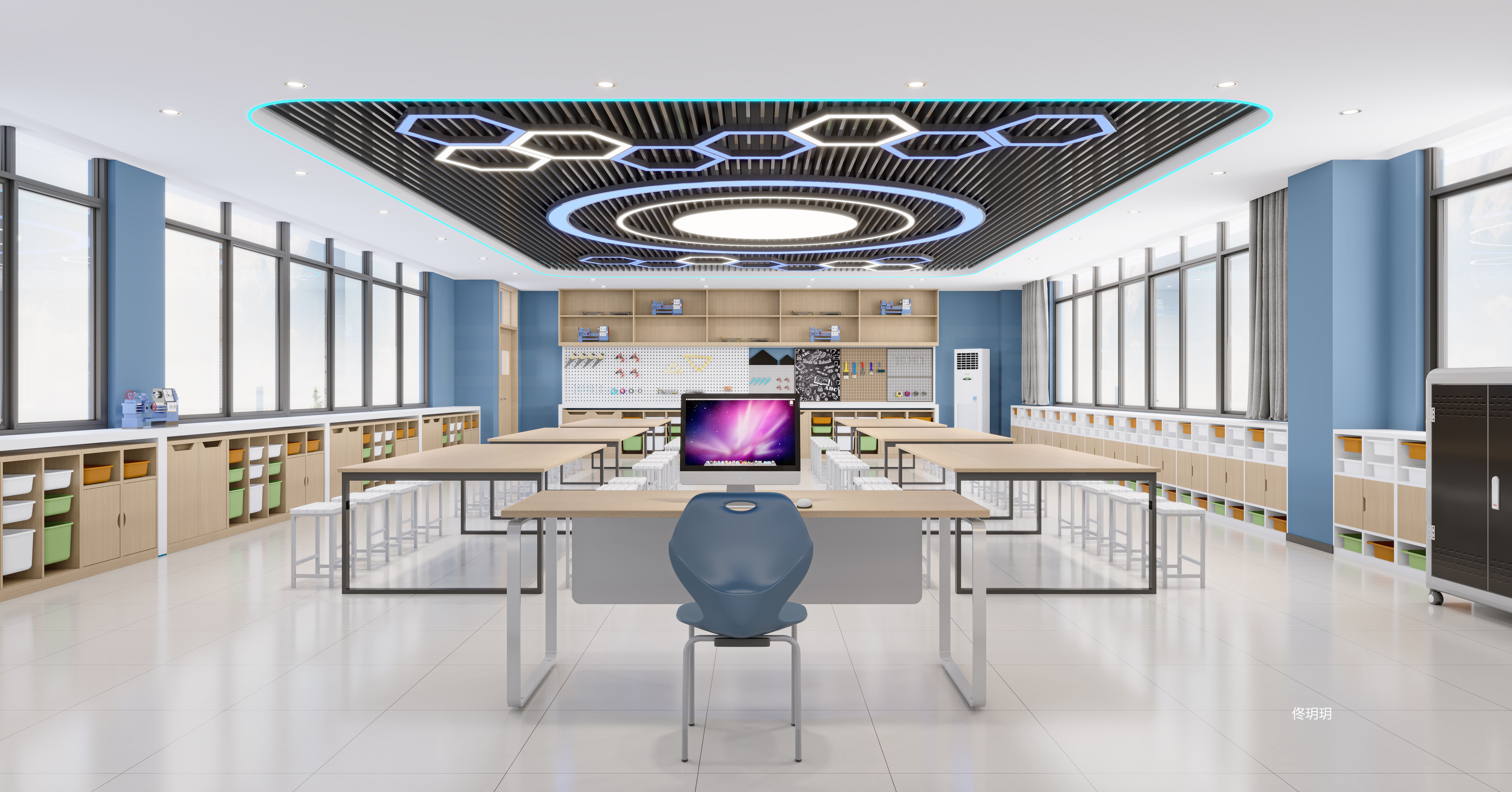 现代感的科技教室-4