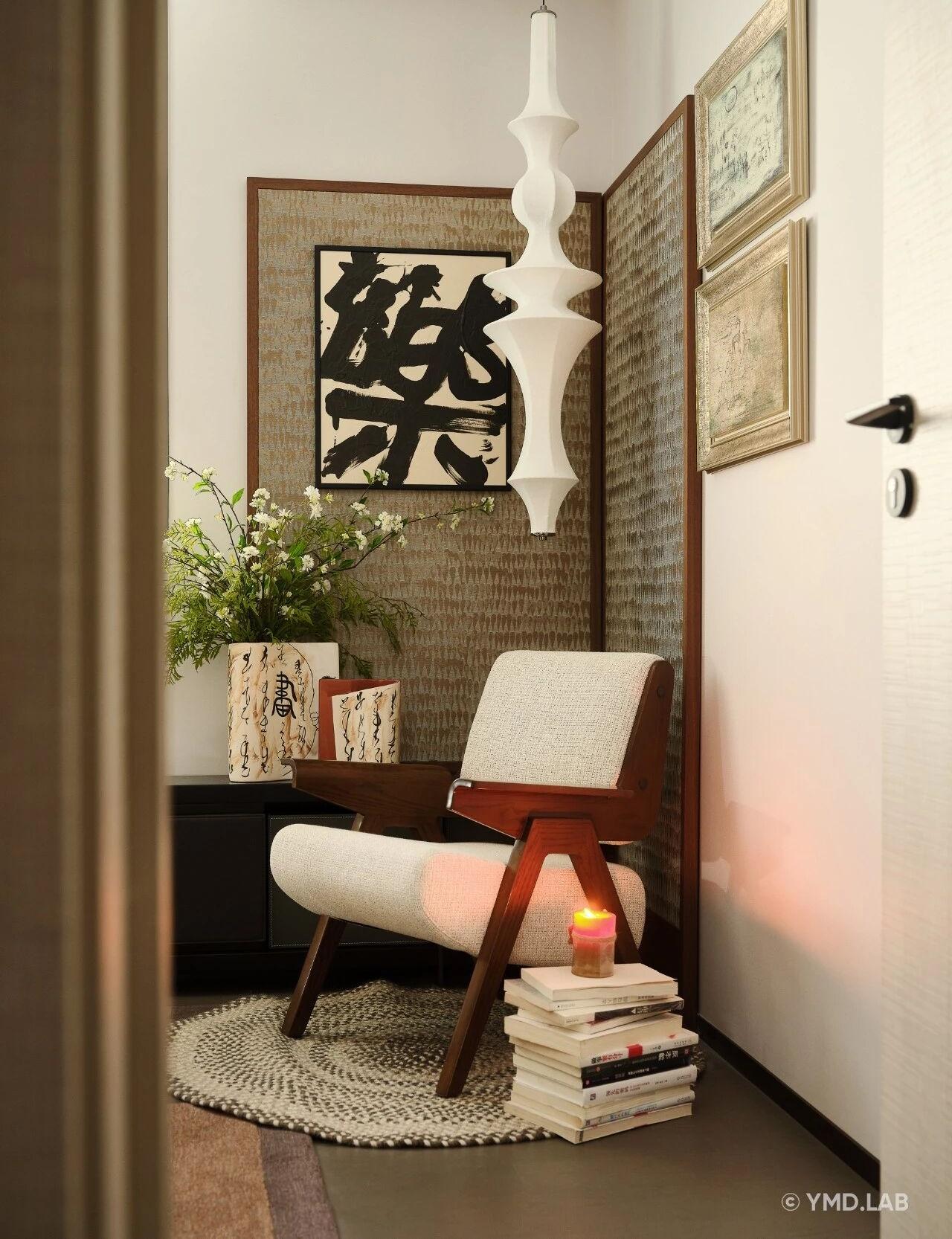 岳蒙设计 · 静默的诗意  在中古风的家里找到治愈感-42