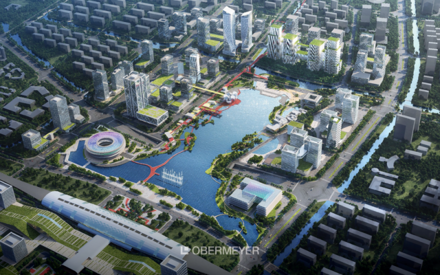 常州高铁新城规划设计丨中国常州丨德国欧博迈亚,东南大学城市规划设计研究院-1