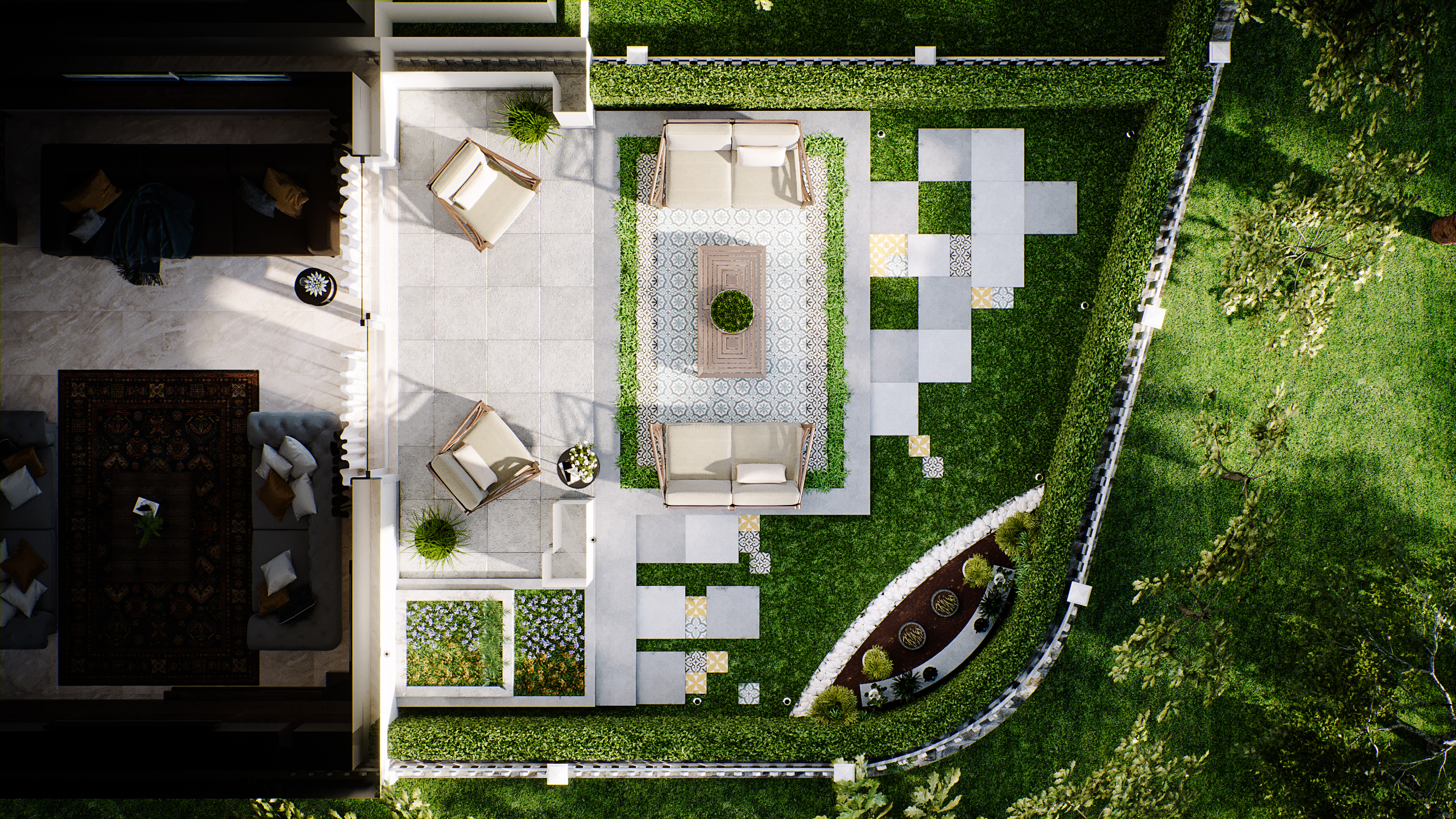 私人别墅 2 号·后院丨埃及开罗丨Perception Design Studio-14