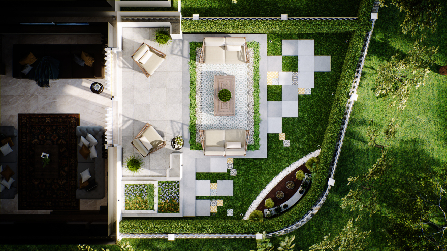 私人别墅 2 号·后院丨埃及开罗丨Perception Design Studio-14