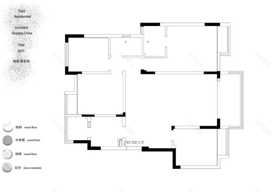 四川德阳绿地·新里城简约风家居设计丨中国德阳丨憬致设计事务所-24
