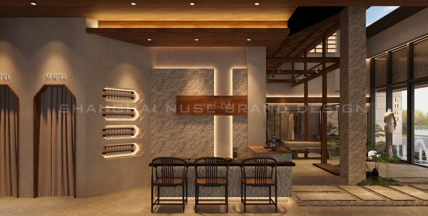 不搞套路搞腔调!新中式服装店把"东方高级感"玩明白了-11