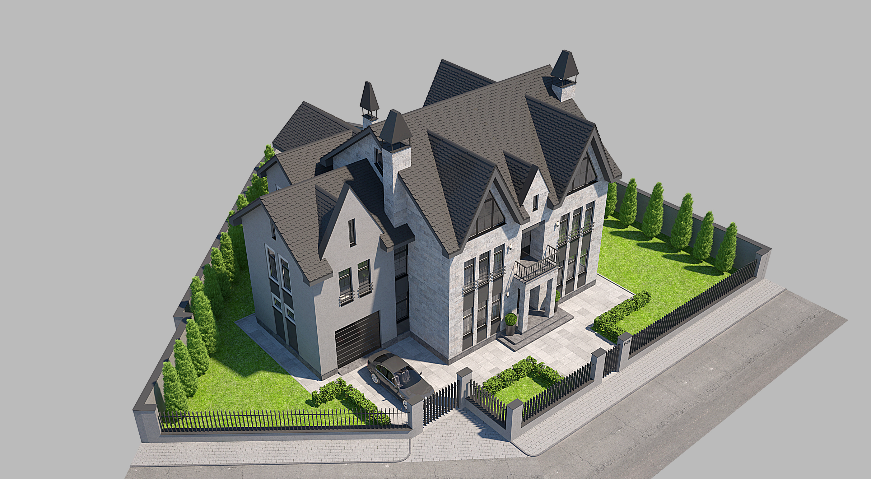 Modern house. "The Cat's House"-2