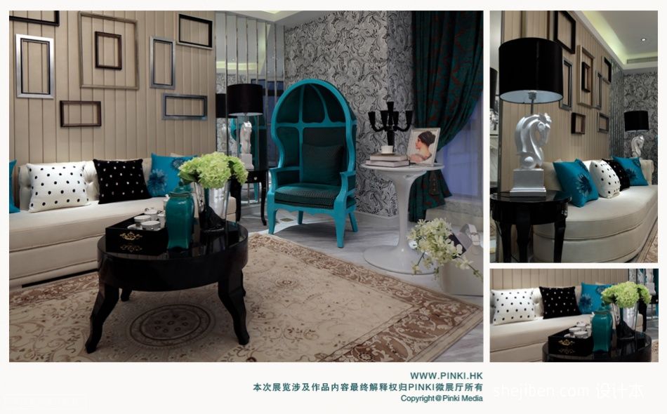 刘卫军作品——主题式空间陈设展现蓝色时尚魅力-4