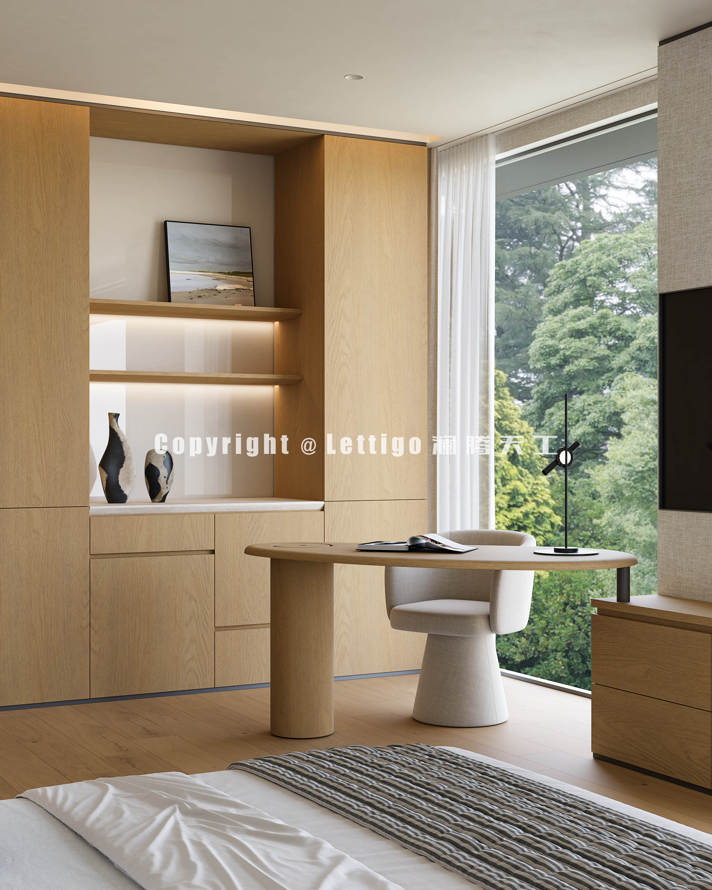 别墅的视觉盛宴-原木自然-27