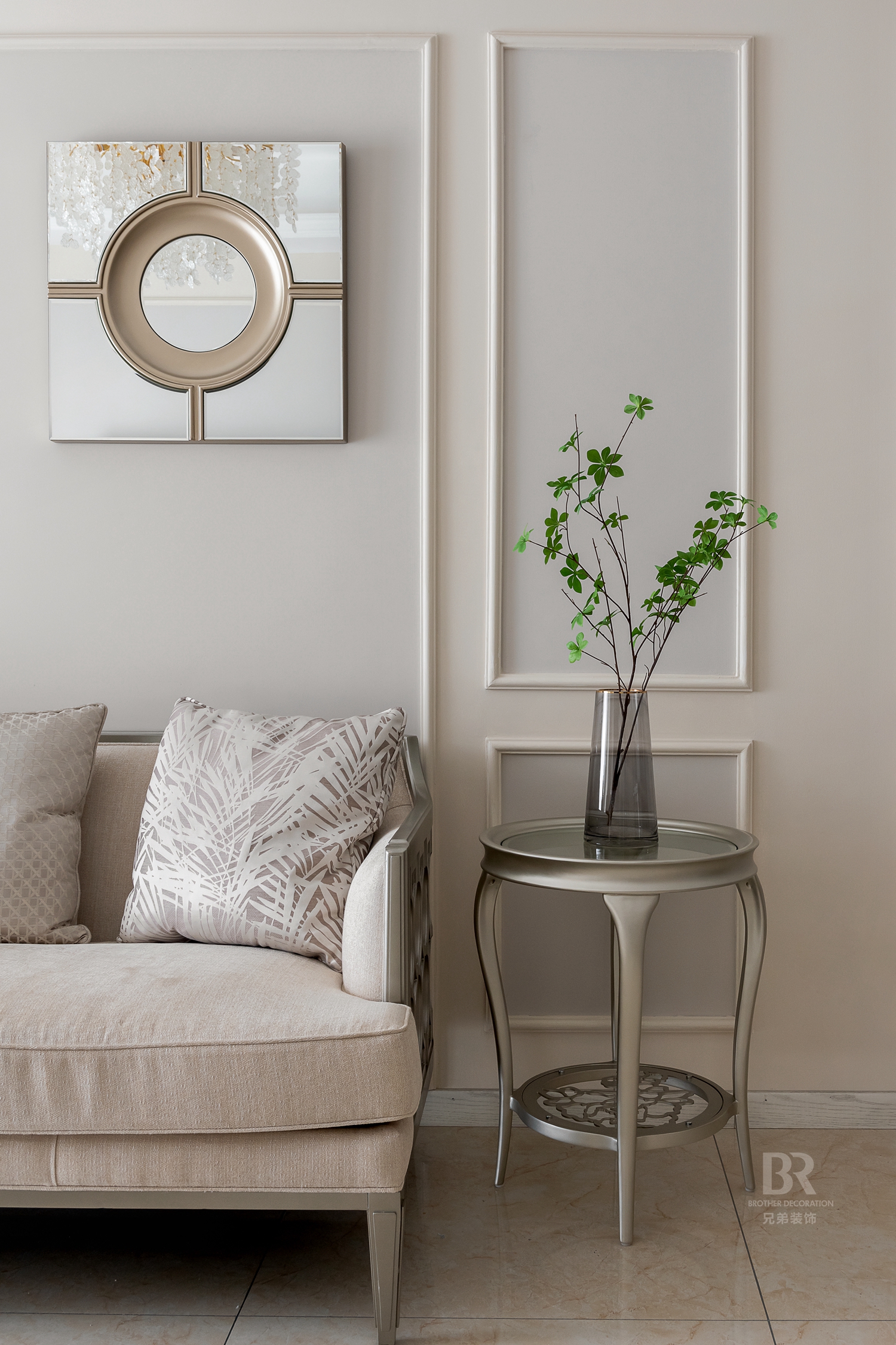 重庆阅江阁 88㎡奶油风格闺房设计丨重庆兄弟装饰公司-17