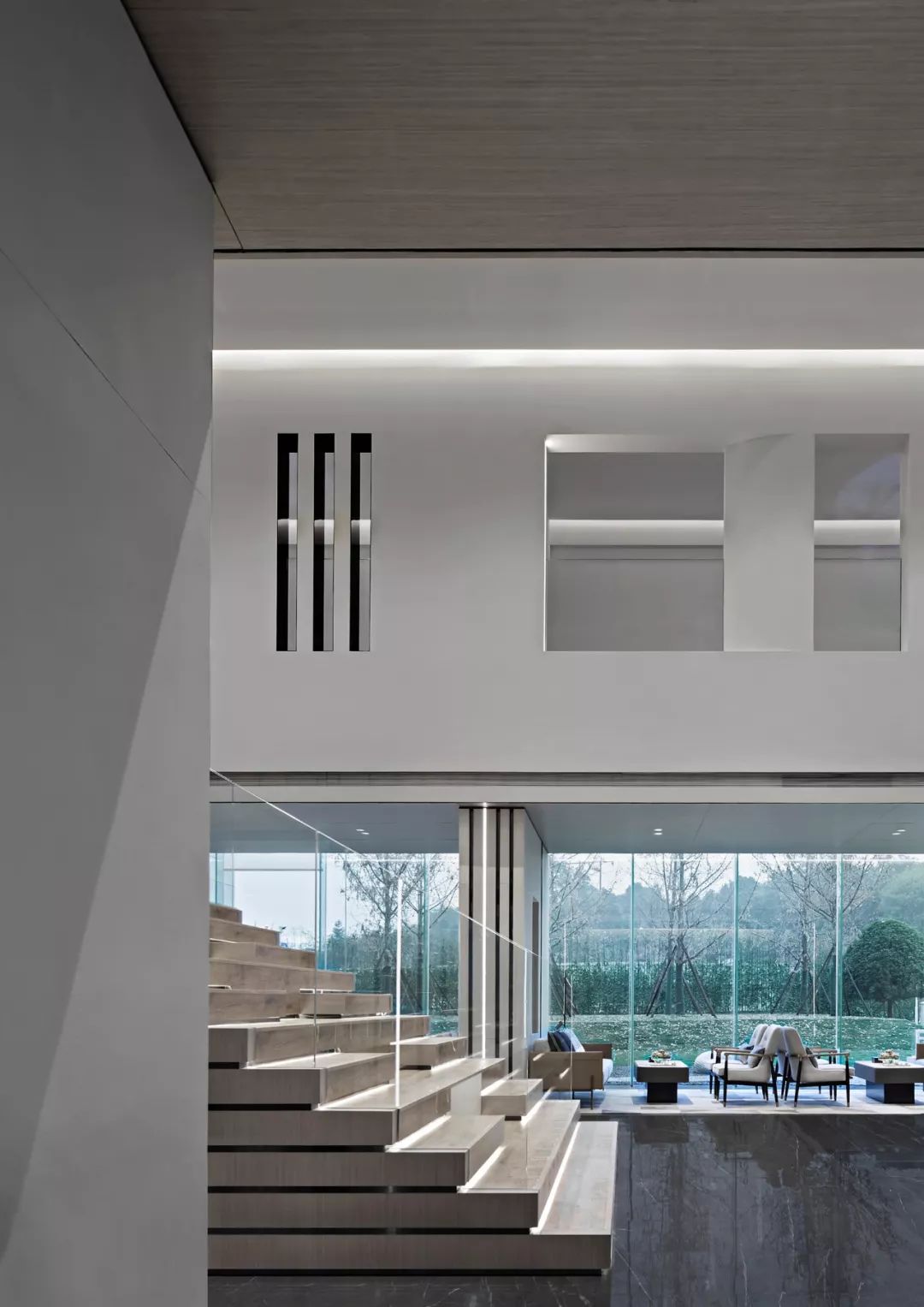 静谧高级灰 | 长沙卓越青竹湖售楼处设计鉴赏-46