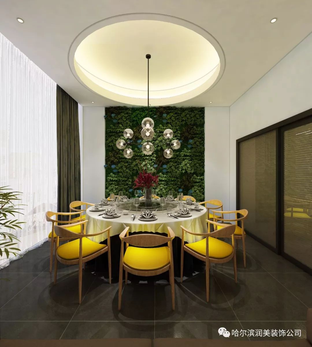 润美装饰  工业风格快餐店-18