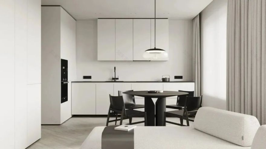 白色公寓丨俄罗斯莫斯科丨ZIZEWSKI ARCHITECTS-13