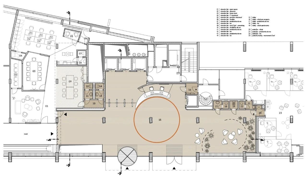 Tatra banka 入口大厅改造丨斯洛伐克布拉迪斯拉发丨AT26 architects-22