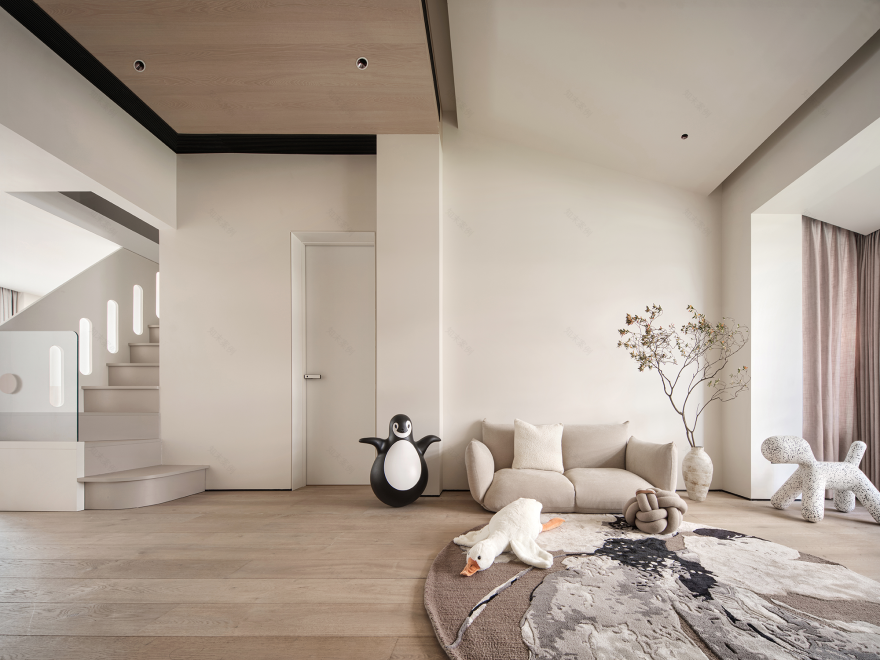 余颢凌新作|成都麓湖 330㎡ 大平层,书写温润与优雅-89