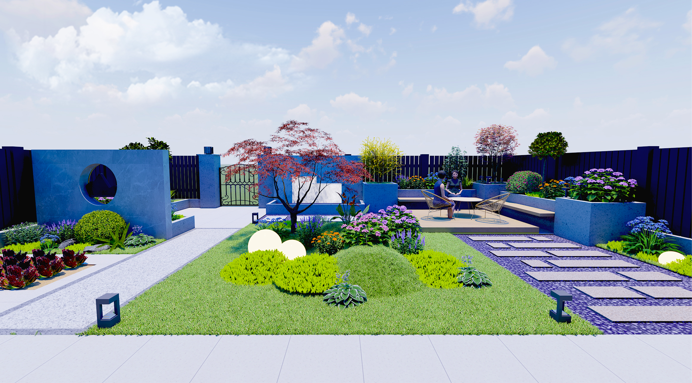 【庭院设计】现代风格庭院-2