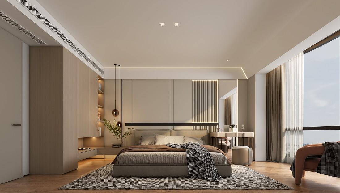 现代风格三口之家-9