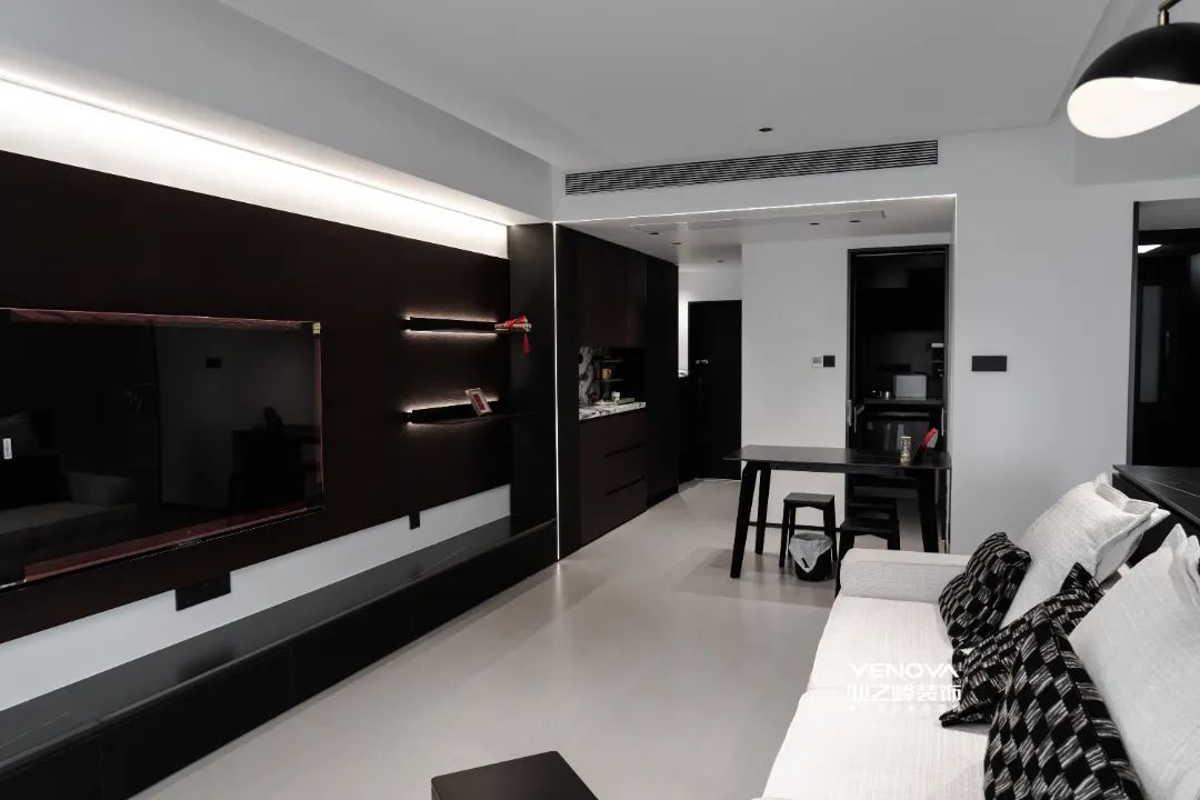 意式轻奢绘东方,80㎡简雅写意居-19