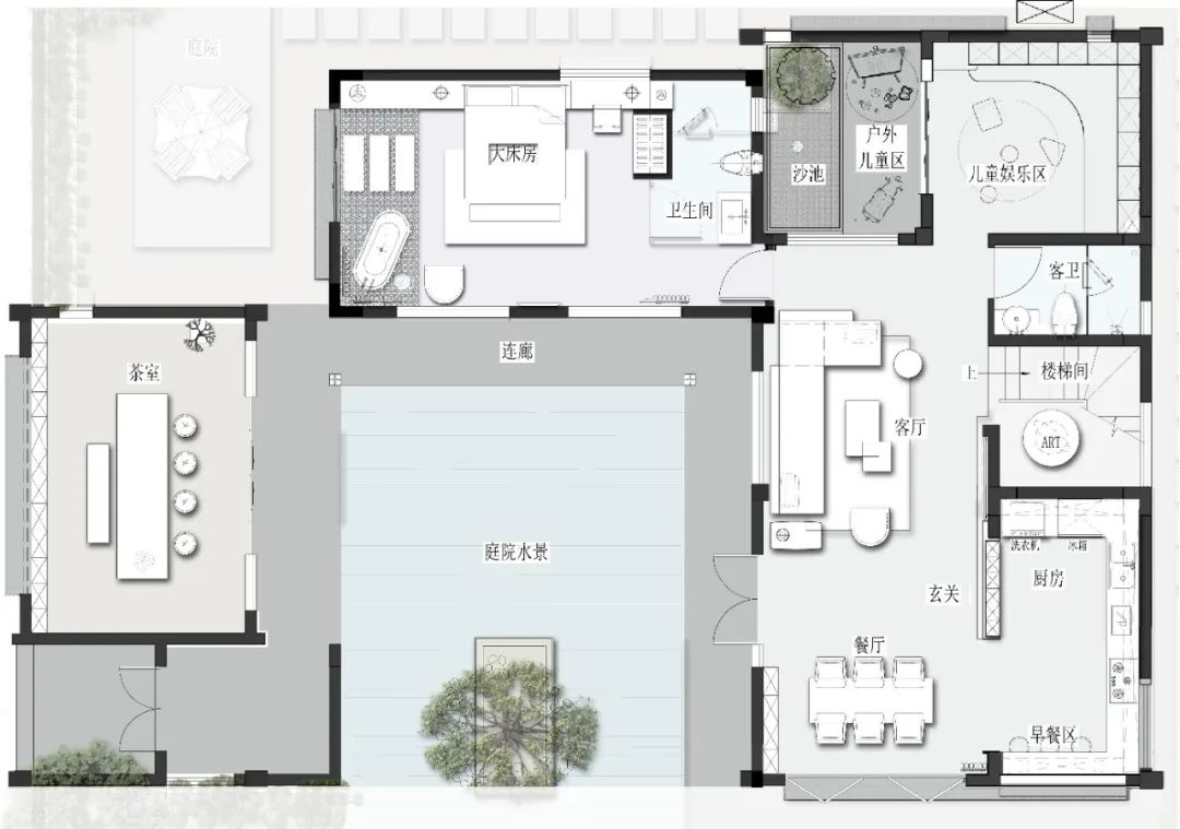 同盟古镇袁家村度假物业示范单元室内设计-84