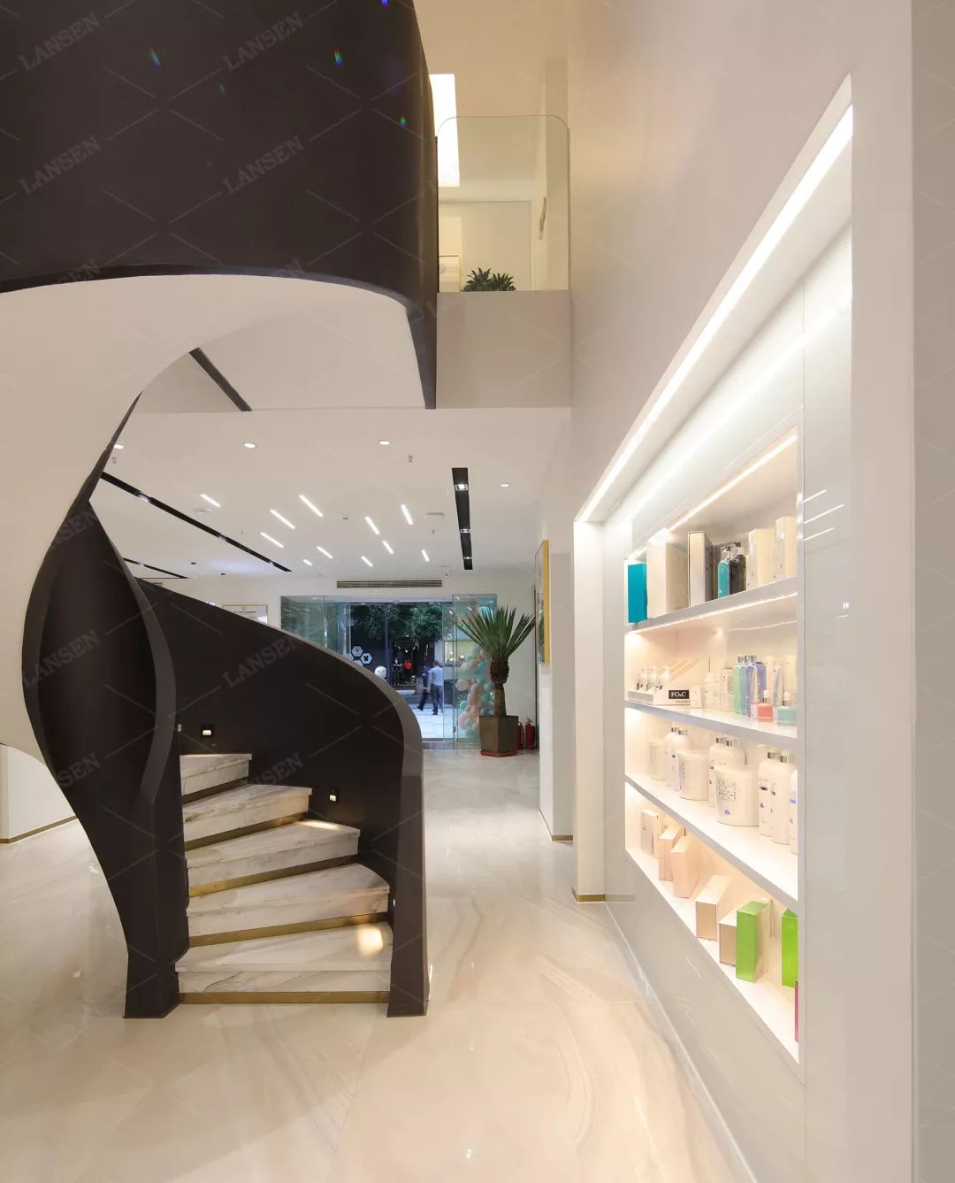 高端皮肤管理服务中心设计案例丨朗生-34