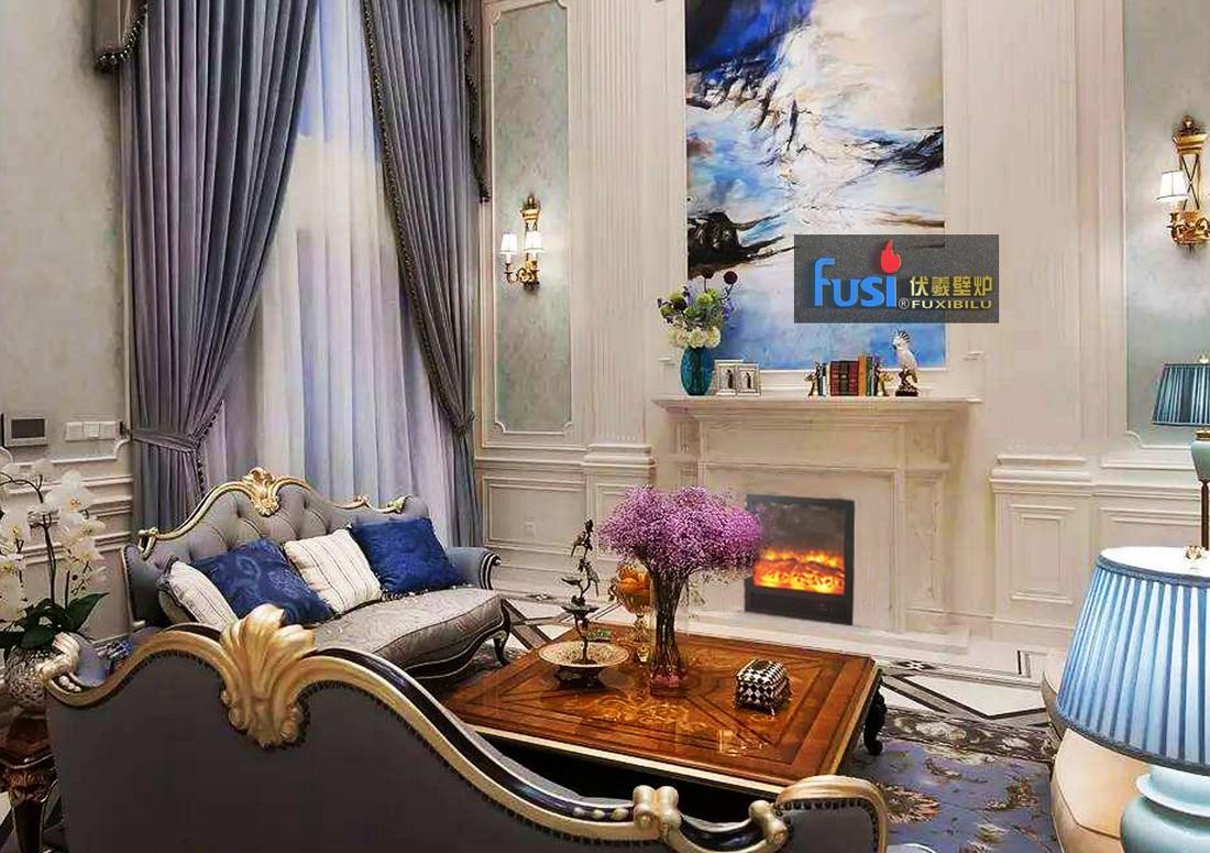 "伏羲"电壁炉解决超薄洞口难题，欧式设计融入家居-0