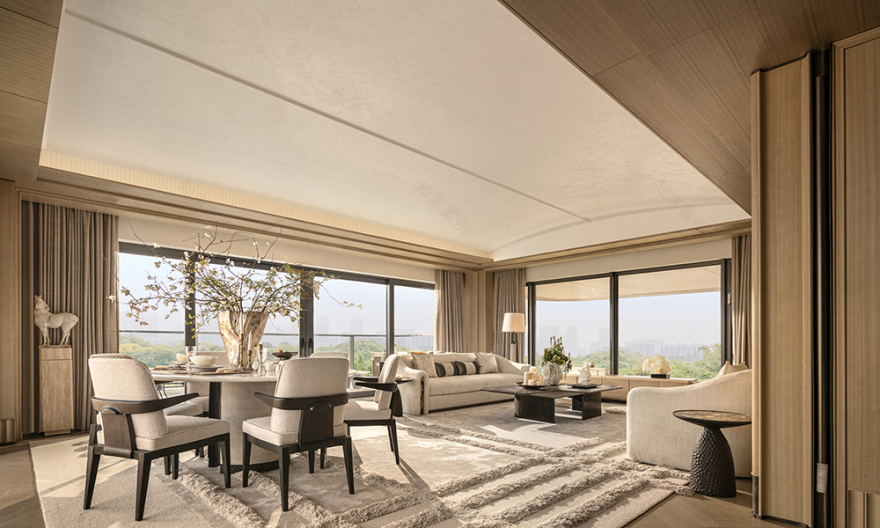 华发 · 珠海湾240平样板间丨中国珠海丨深圳市盘石室内设计有限公司-16