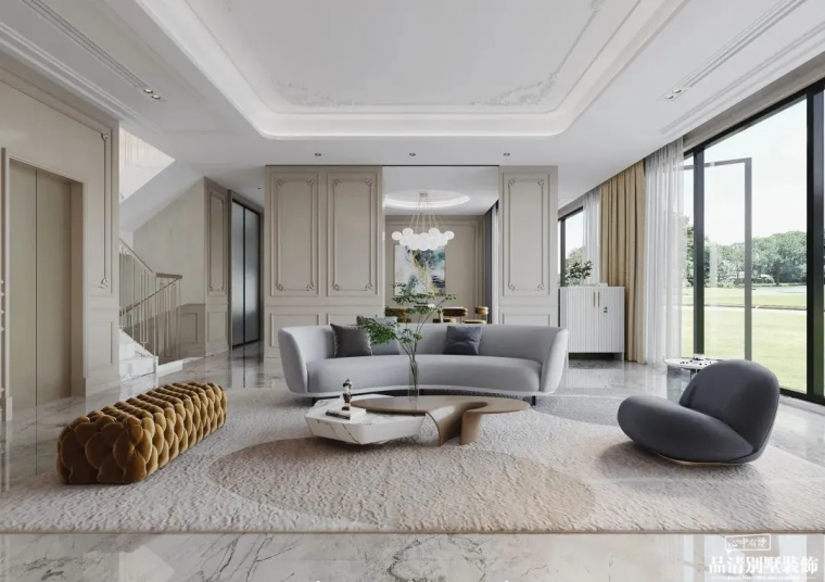 别墅装修 · 440㎡现代美式风格案例赏析-1