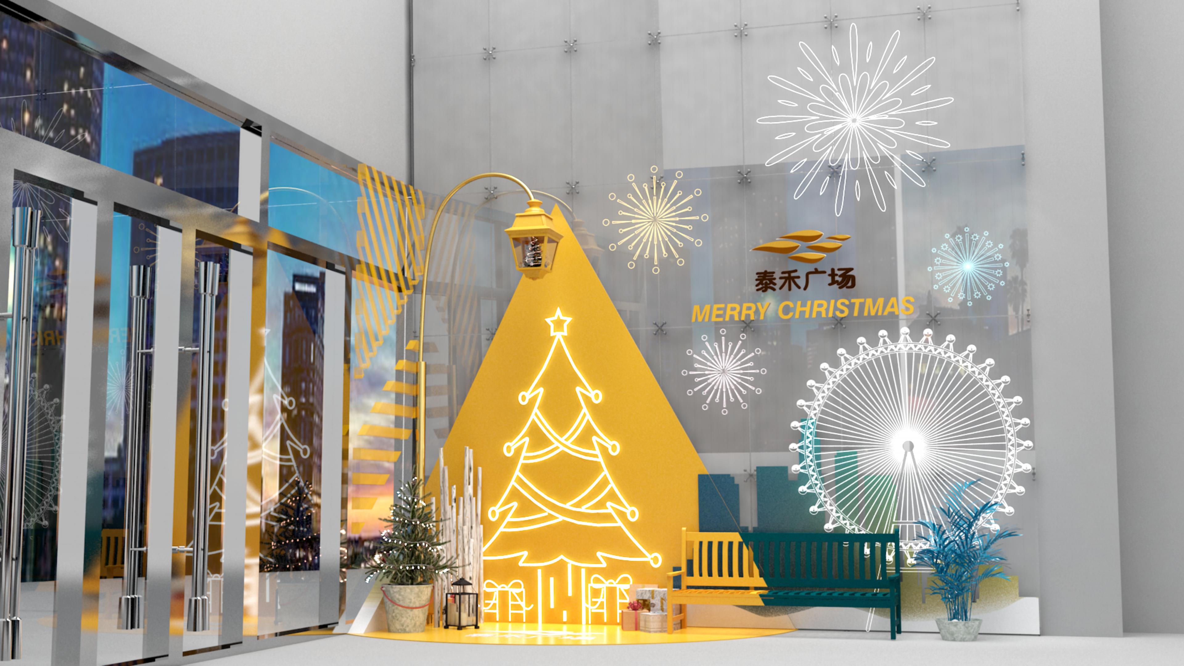 流光森林 · 梦幻般的圣诞美陈设计-28