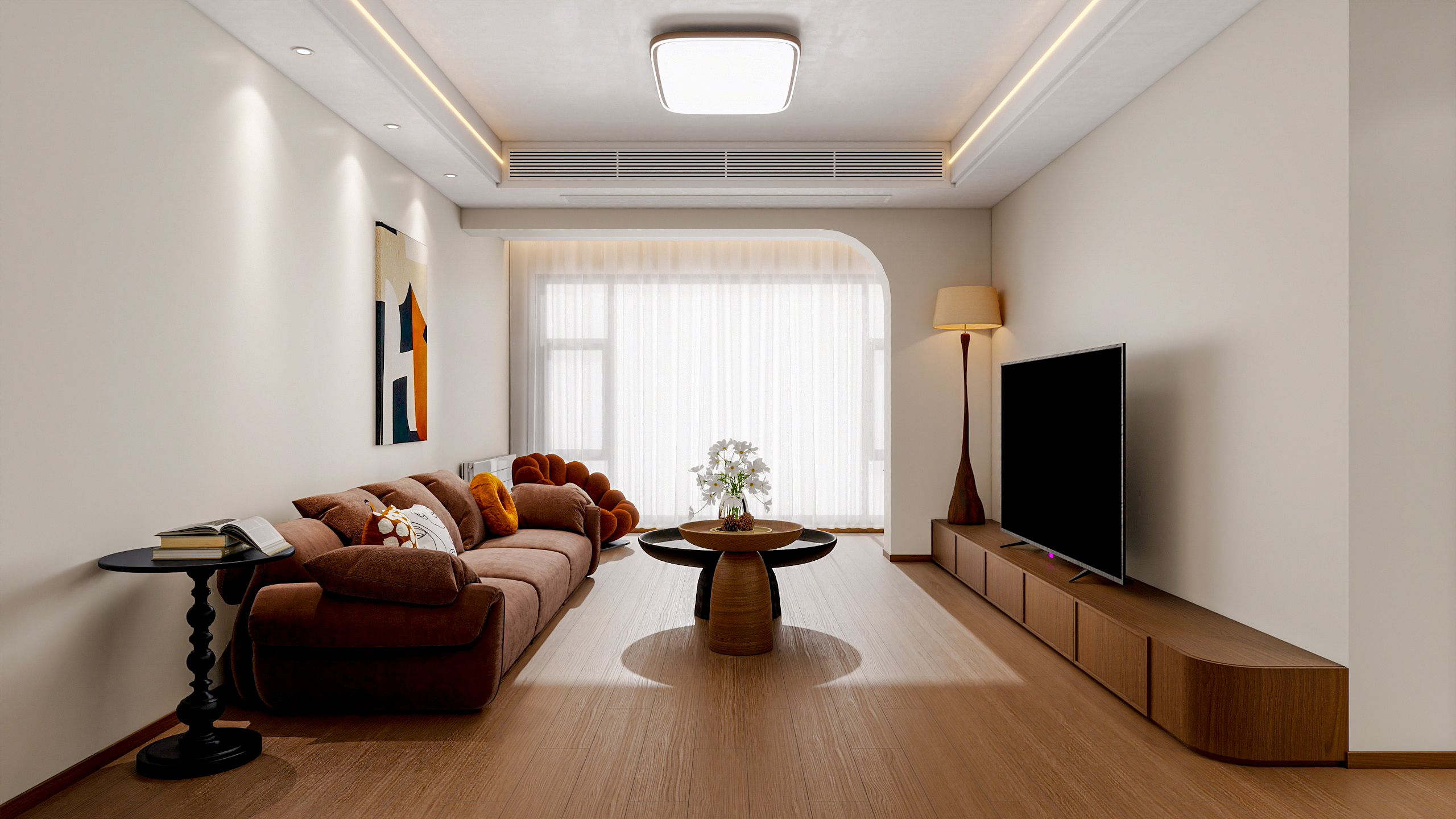 四川成都滨湖璟园（113平方中古风三居室）-2