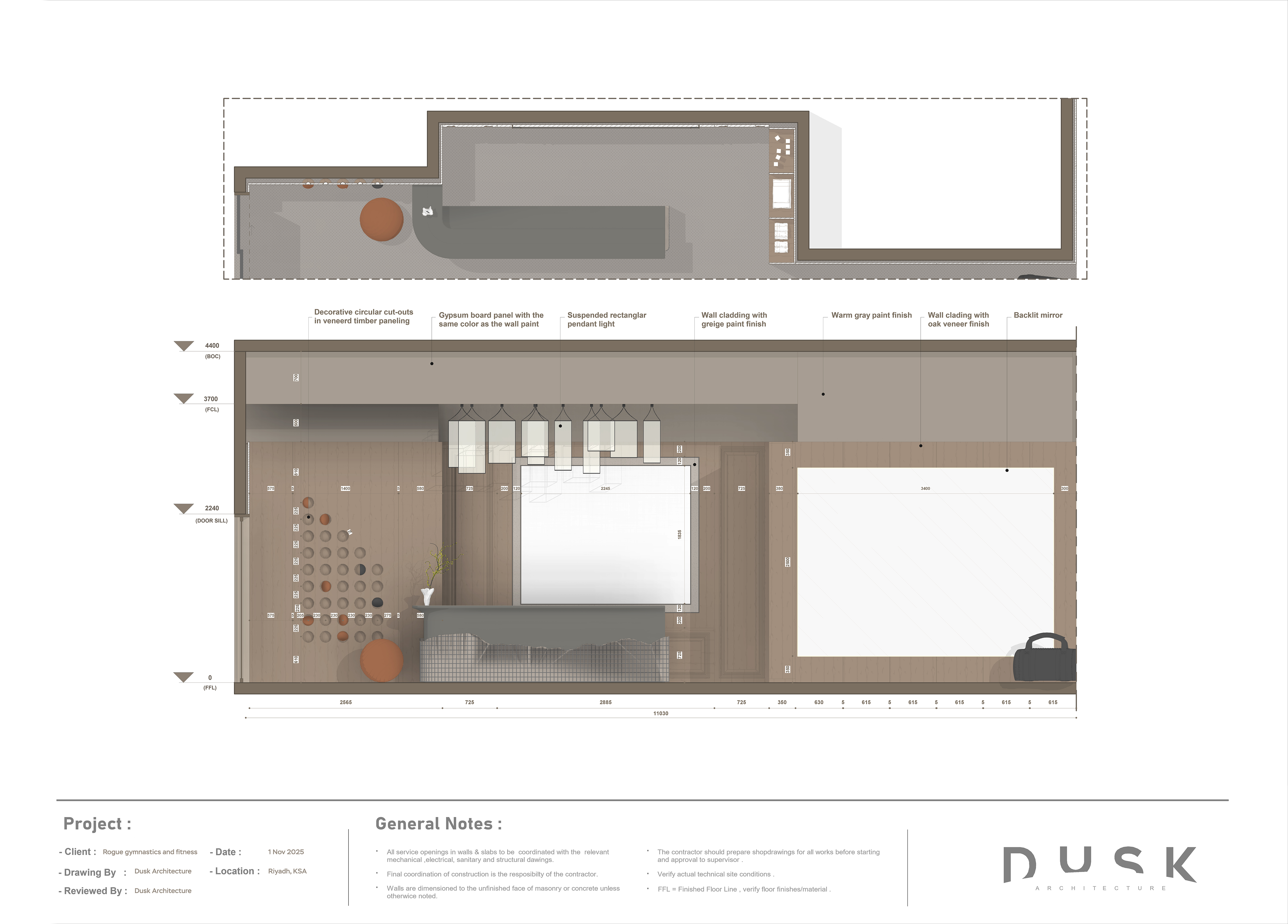 流氓健身俱乐部丨沙特阿拉伯利雅得丨Dusk Architecture-48