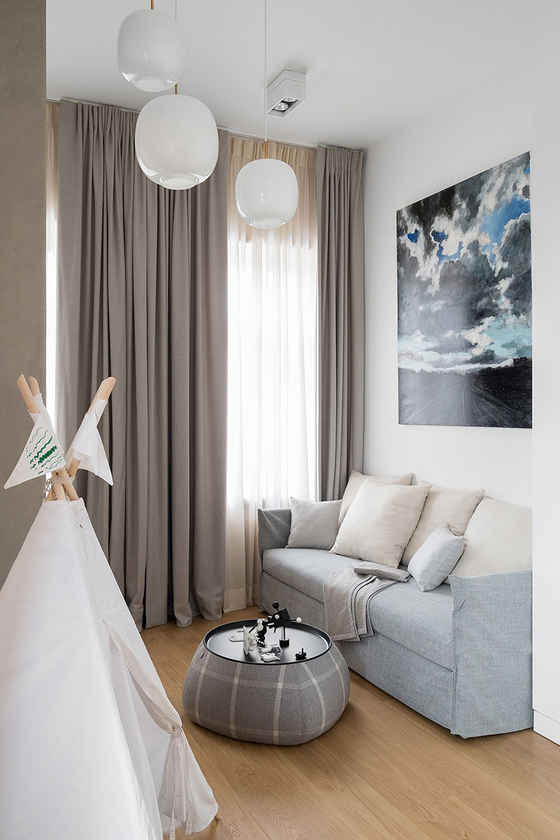 莫斯科工业风公寓，14 窗全景采光，独特拱形天花-17