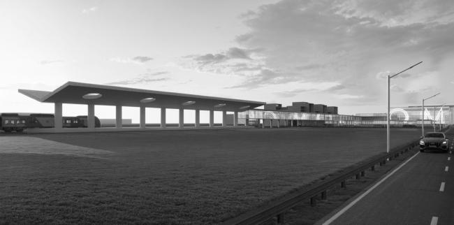 ОмскФёдоровка机场“冰雪像素化”项目丨俄罗斯丨Nefa architects-16