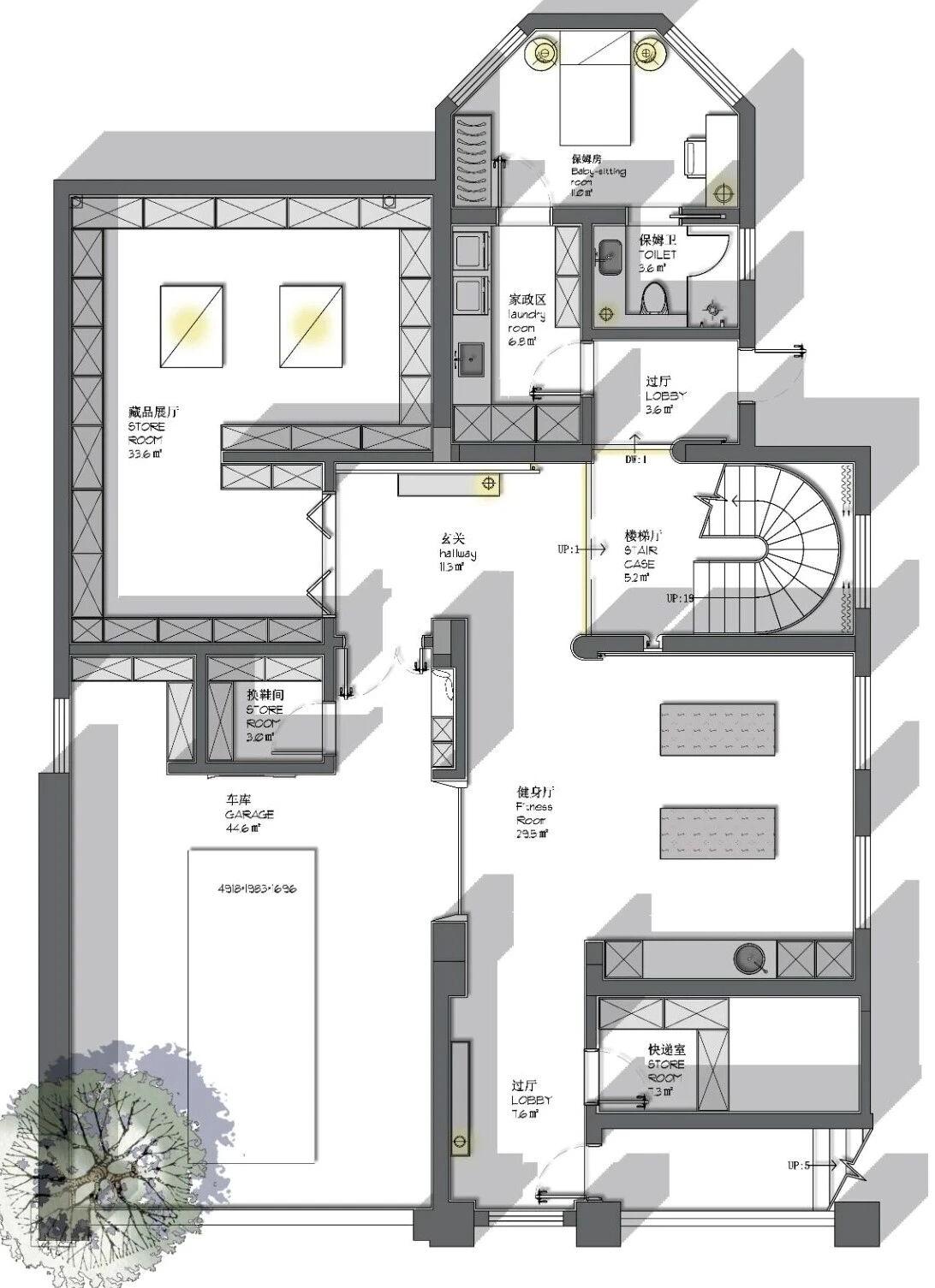宁波御景湾500㎡别墅丨中国宁波丨宁波李鸣空间设计事务所-61