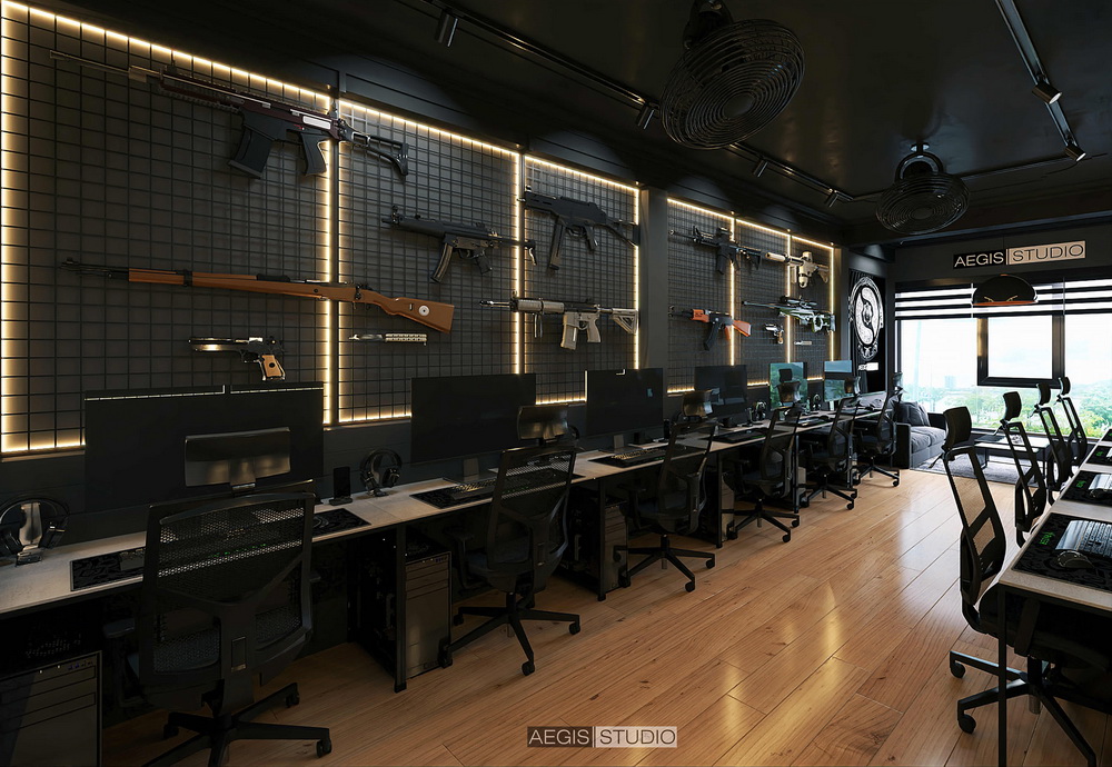 草图大师室内场景游戏丨Xuan Khanh-6