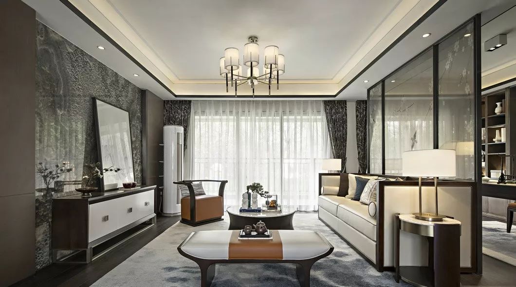 常德壹号府·新中式风格样板房设计丨中国常德丨伊派软装设计-86