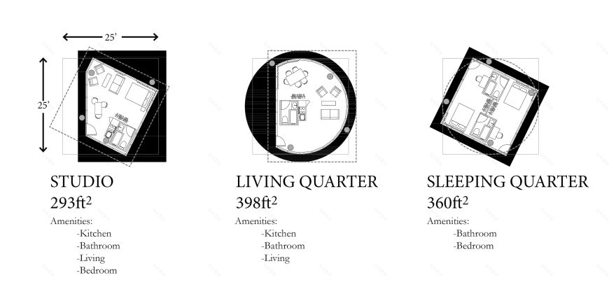 纽约经济适用房挑战项目(桌面公寓提案)丨美国纽约市丨Kwong Von Glinow Design Office-14