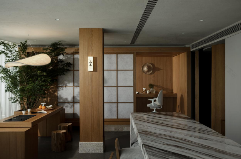 山川不过,木木而林丨中国徐汇丨提喻空间设计-18