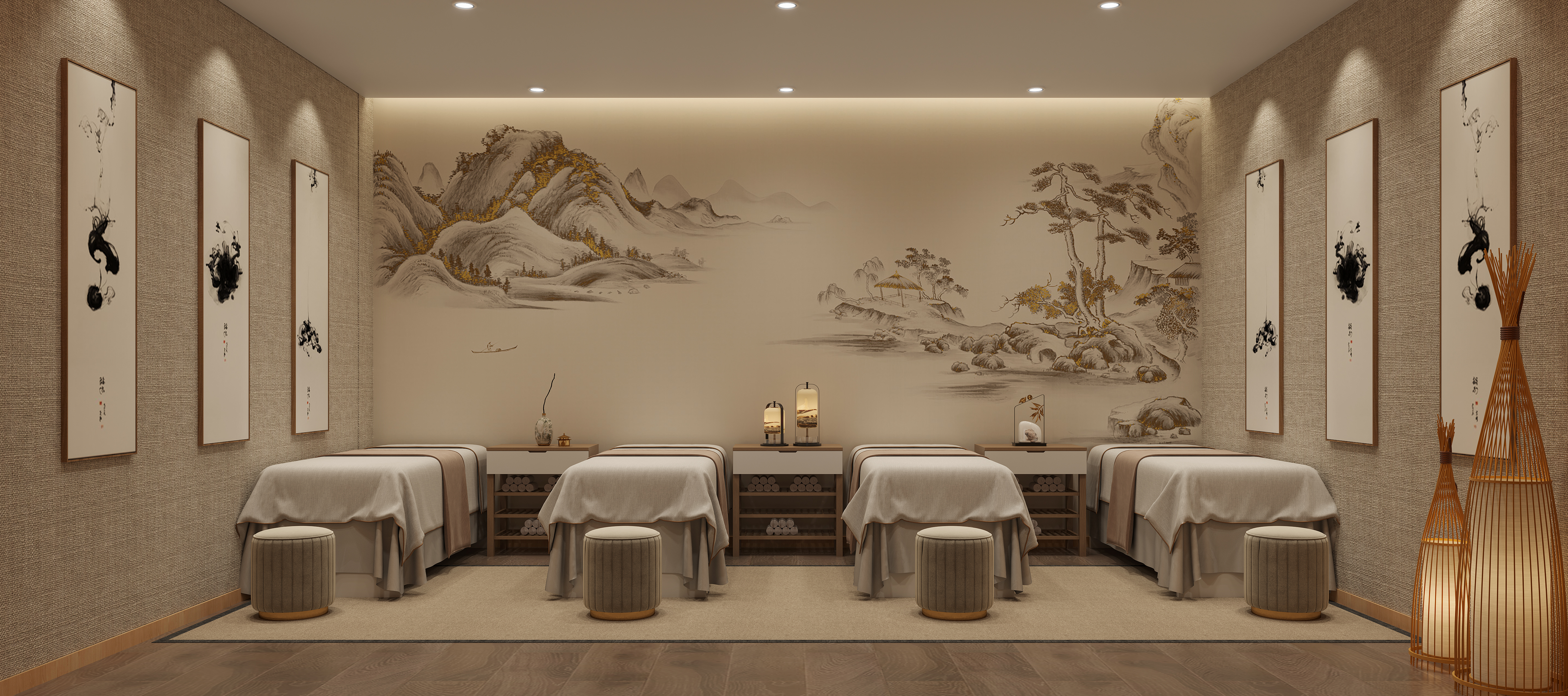 「东方雅韵・疗愈秘境」按摩店设计：在诗意里卸下心防-10