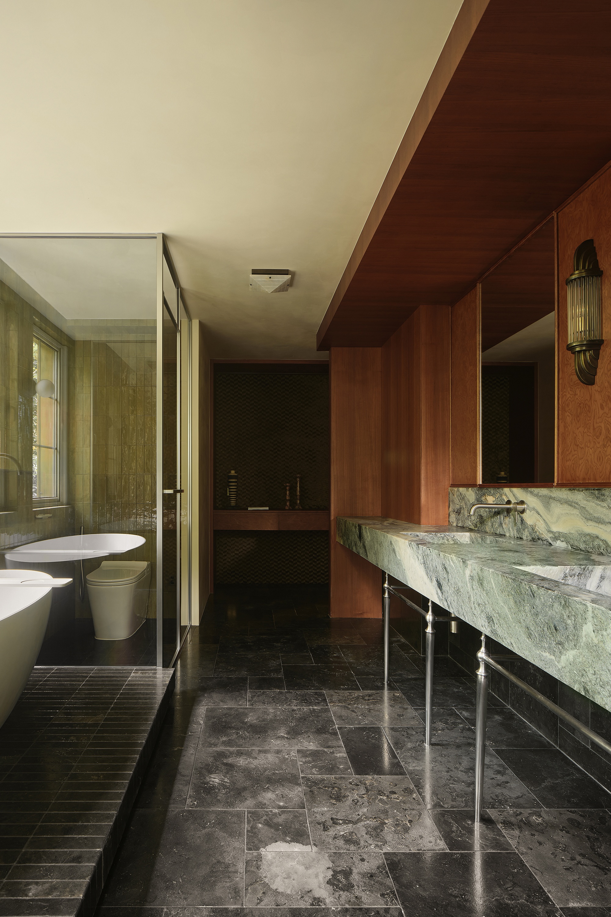 杭州翡翠城大平层“老钱风”设计丨中国杭州丨有斯设计-29