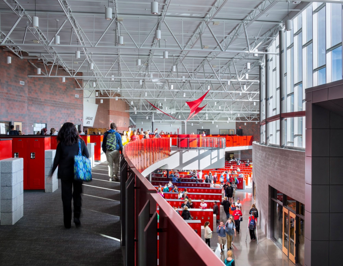 Michigan 北景高中校园翻新,连接现代与传统-9