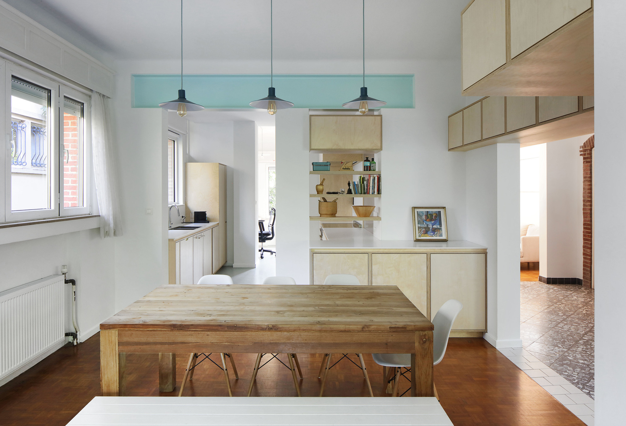 Meandering Furniture Villa Renovation / Atelier Tom Vanhee-19