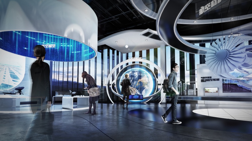 企业展厅设计-6