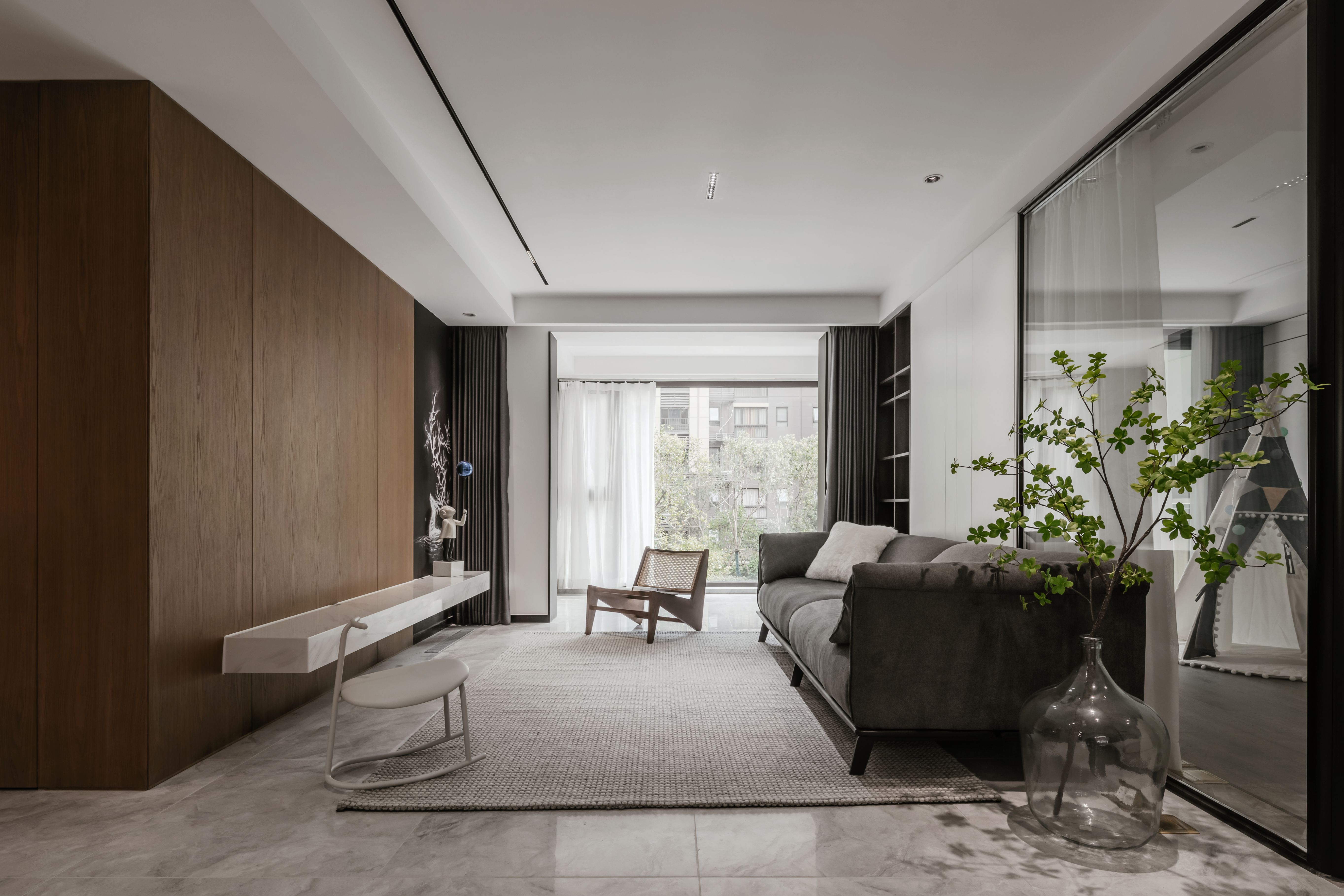 127㎡现代盐系住宅设计丨一道设计-6