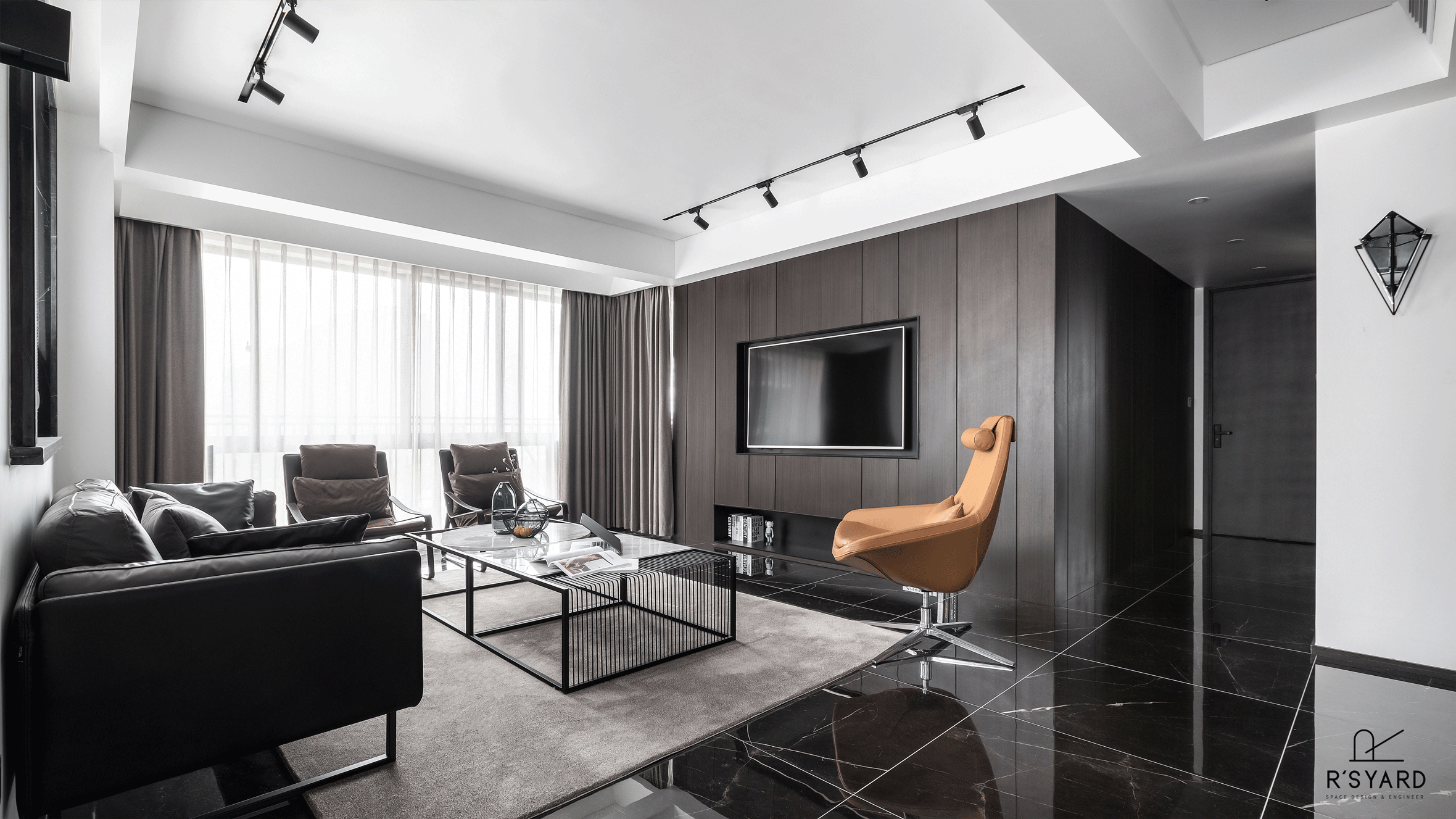 我喜欢的家,是黑白调 | R'sYard缪茹空间设计-39