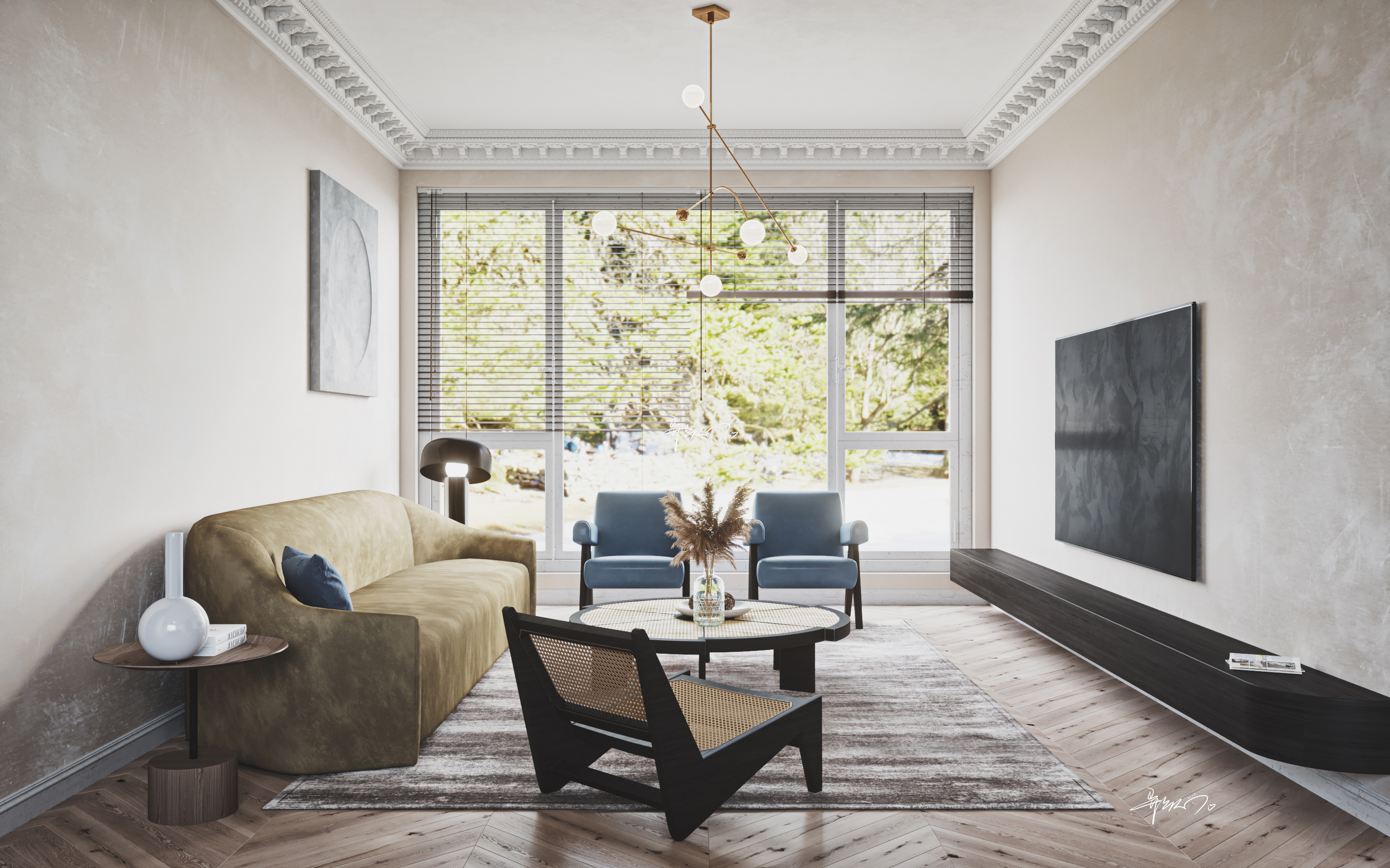 现代简约客餐厅设计 演绎都市生活美学-17