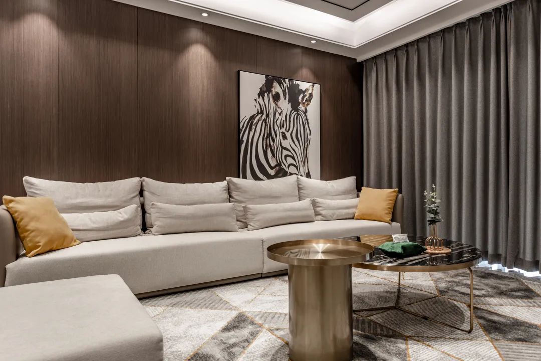 现代轻奢·160 平高级住宅丨梁明-18