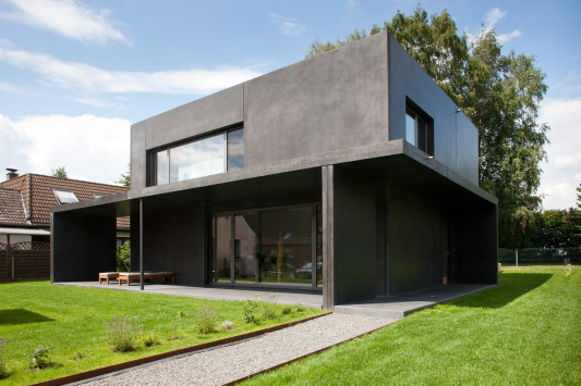 德国黑色混凝土房屋丨德国汉诺威-11