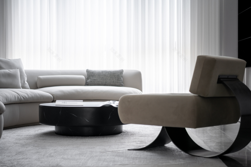 都市现代氧气居所·天津影宅设计丨中国天津丨DEEP WHITE 深白设计-23