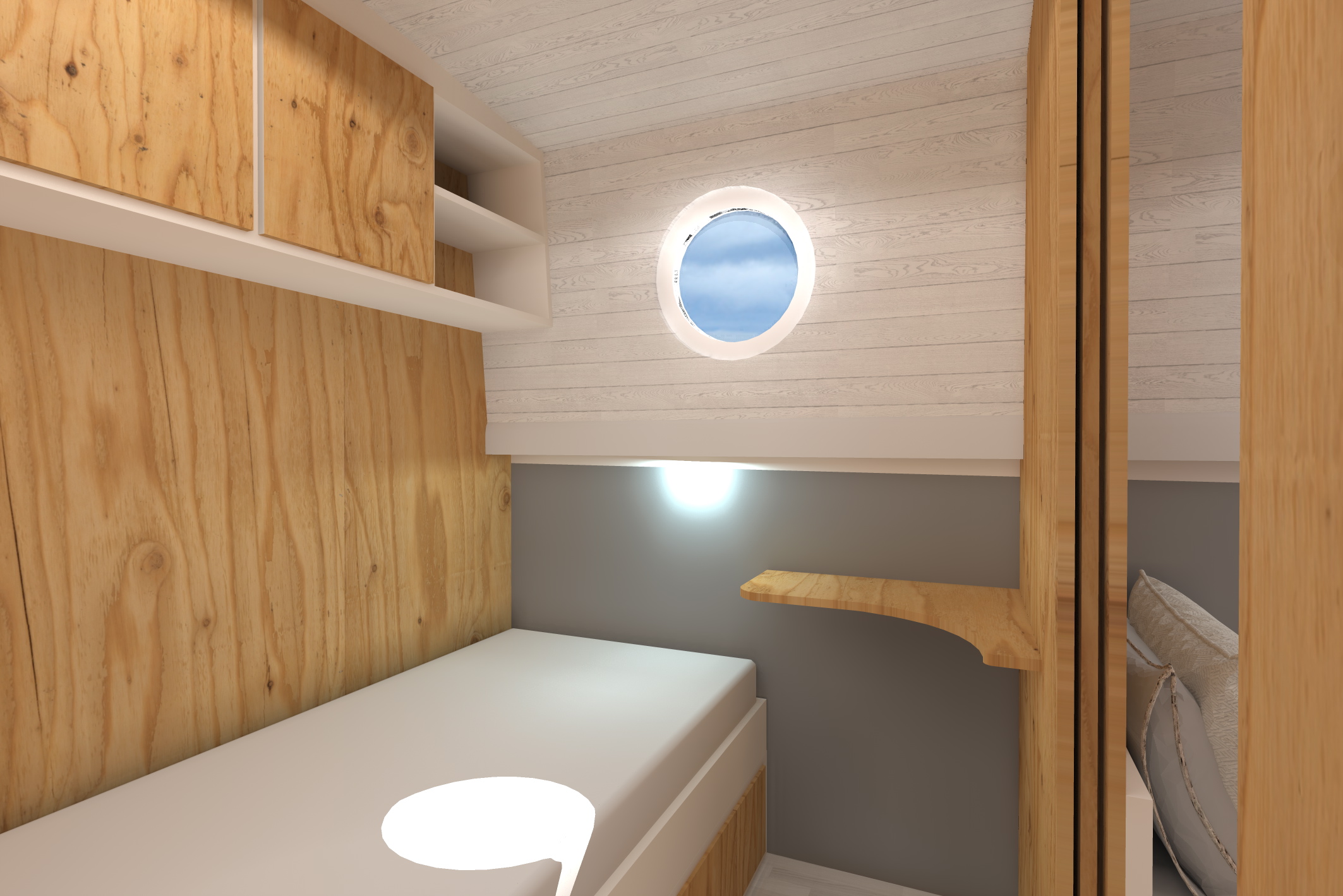 CANAL BOAT WHEELHOUSE concept 2014-19