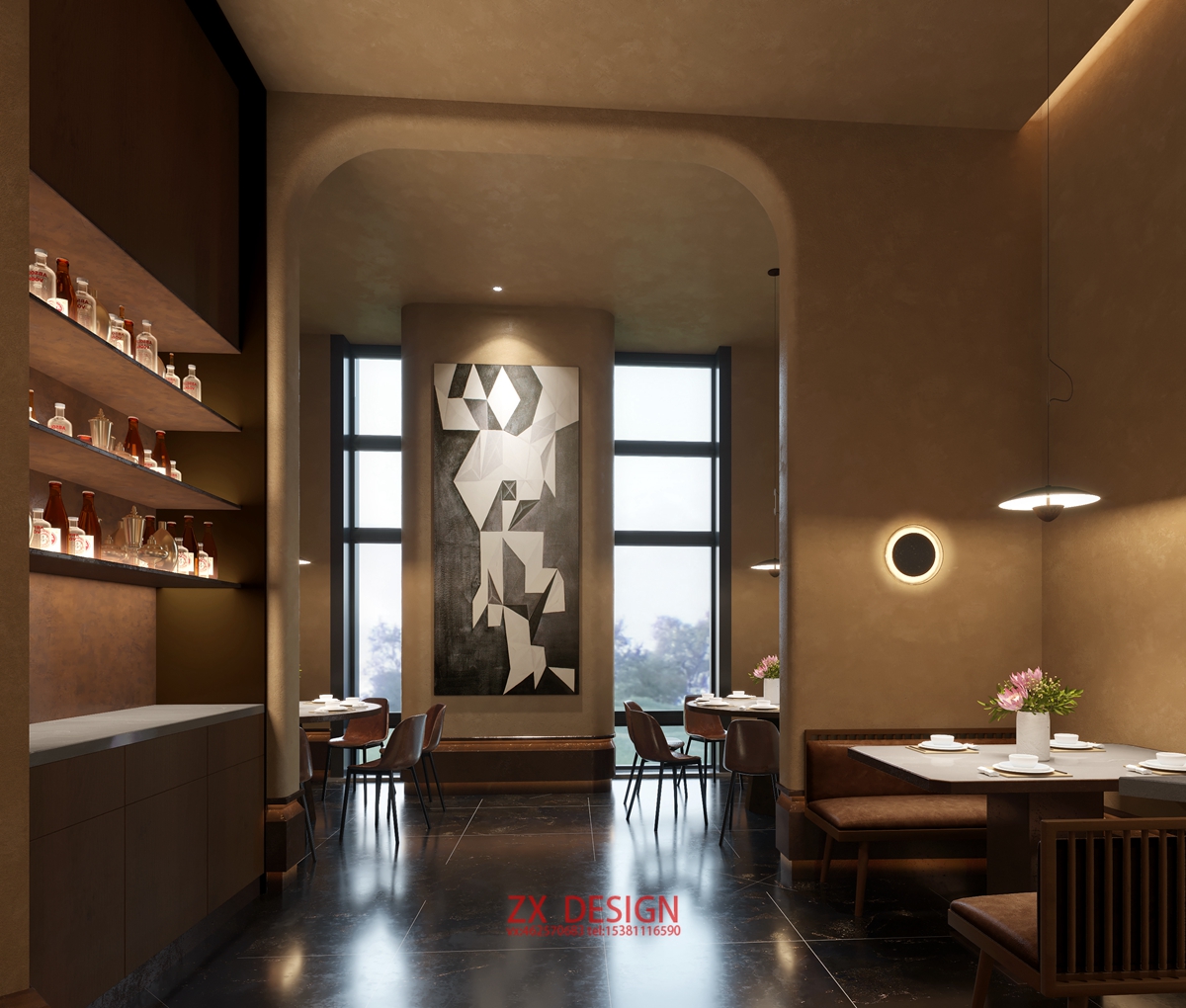 老头儿油爆虾餐厅效果图高品质呈现丨中国杭州丨杭州众象室内表现-11