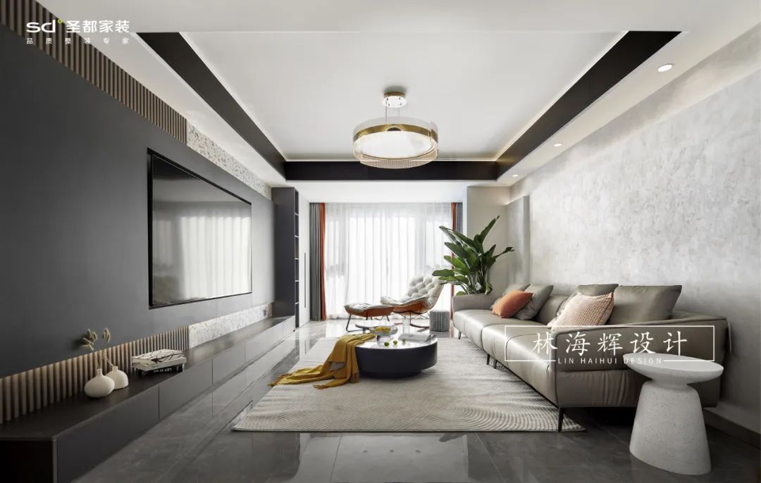 宁波奉化江宸府现代轻奢家居设计丨中国宁波丨圣都家居装饰有限公司-8