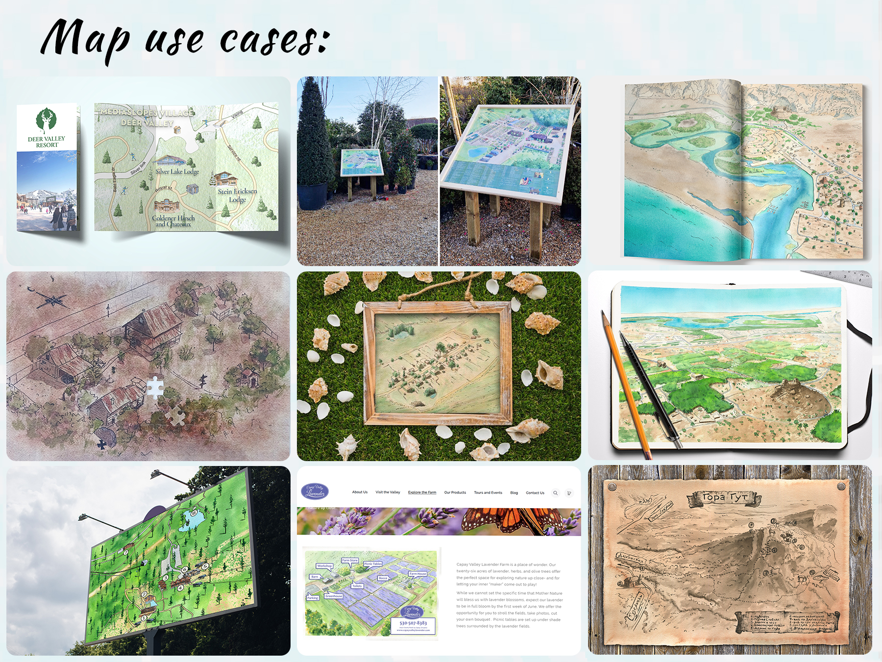 Creating maps and landscape illustrations-4