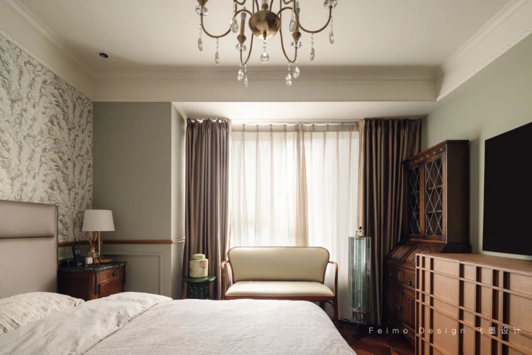 淮南南山里139㎡复古南洋风家居设计,藏身图书馆的定制生活-62